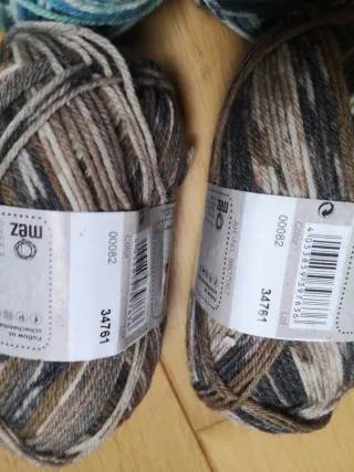 8 ovillos lana Schachenmayr Universa Color