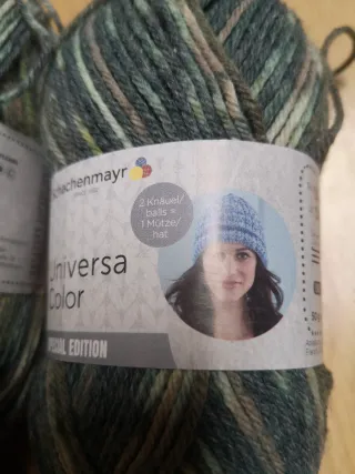 8 ovillos lana Schachenmayr Universa Color