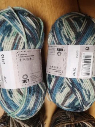 8 ovillos lana Schachenmayr Universa Color