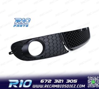 REJILLAS PARAGOLPES VOLKSWAGEN VW GOLF 6 08-12 NEGRO