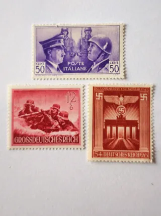Conjunto sellos época nazi.