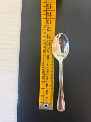 12 cucharas de café de acero inoxidable