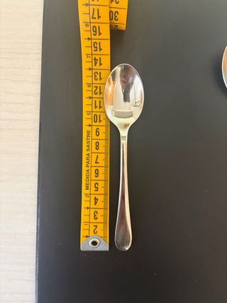 12 cucharas de café de acero inoxidable