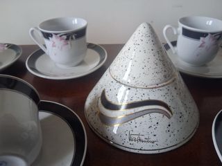 Set Tazzine Caffè, Piattini e Zuccheriera