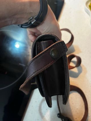 Bolso de cuero para romería