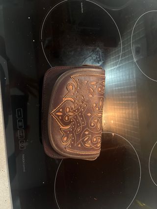 Bolso de cuero para romería