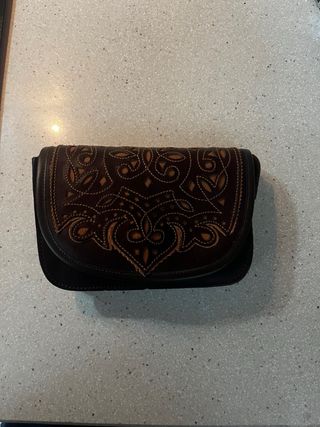 Bolso de cuero para romería