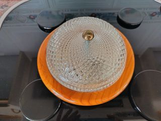 Plafón de techo madera y cristal