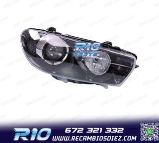 FARO DCH XENON VOLKSWAGEN VW SCIROCCO 08-14 NEGRO