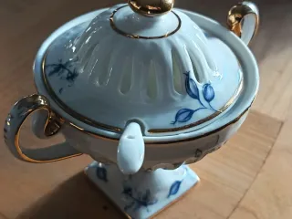 Saliera vintage porcellana decorata