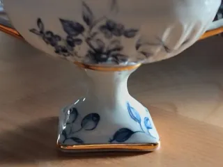 Saliera vintage porcellana decorata