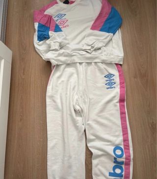 Conjunto chándal Umbro blanco