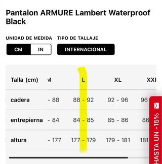 Pantalón Moto Armure talla L