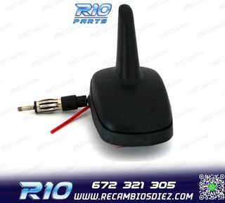 ANTENA ALETA DE TIBURÓN CON AMPLIFICADOR