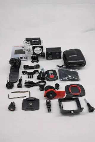 Cámara Deportiva 4K WiFi + Accesorios