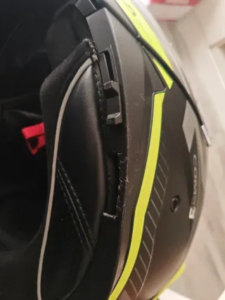 Casco Moto NZI COM3 Negro y Amarillo