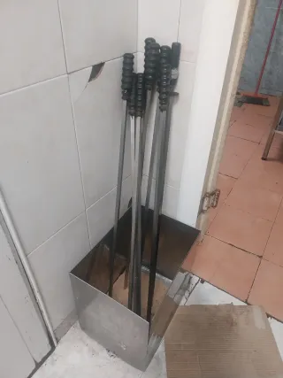 12 Barras asar pollo