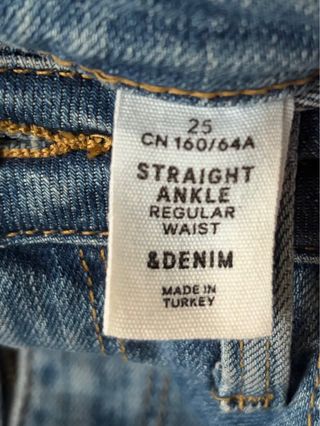 Pantalón vaquero recto H&M azul