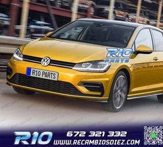 FAROS FULL LED DINAMICOS VOLKSWAGEN VW GOLF 7.5 17-19 LOOK R