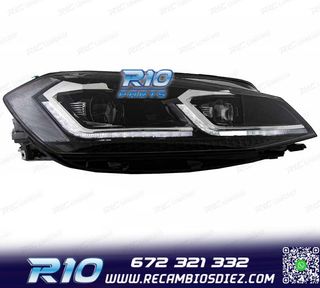 FAROS FULL LED DINAMICOS VOLKSWAGEN VW GOLF 7.5 17-19 LOOK R