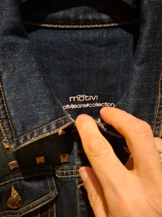 Giacca jeans Motivi borchie tg S