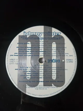 Vinilo Johnny Winter - Hey, Where's Your Brother?