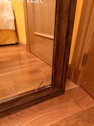 Espejo de bienvenida en boda