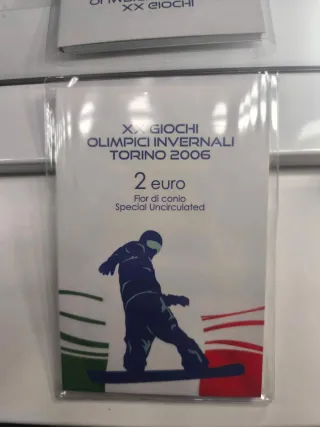 Moneda 2 Euro Torino 2006 Juegos Olímpicos