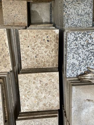 Baldosas Terrazo 40x40x3 cm - 220 uds