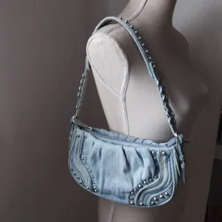 Bolso Zara tejano tachuelas