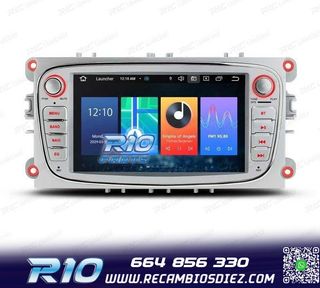 RADIO GPS ANDROID 11 PARA FORD FOCUS MONDEO KUGA S-MAX 08-11