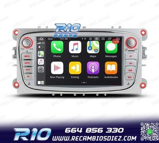 RADIO GPS ANDROID 11 PARA FORD FOCUS MONDEO KUGA S-MAX 08-11