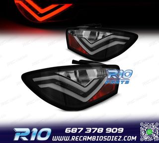 PILOTOS SEAT IBIZA 08-12 LIGHT BAR FONDO NEGRO 3 PUERTAS
