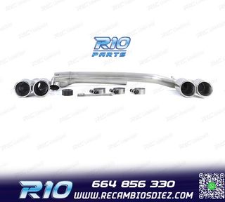 KIT ESCAPE CON COLAS BMW F10 F11 F12 F13 LOOK M PERFORMANCE