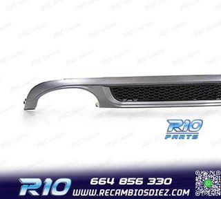 DIFUSOR AUDI A4 B8 SEDÁN AVANT 07-11 LOOK RS SALIDA DOBLE