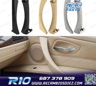 TIRADOR MANETA DCH BMW SERIE 3 E90 E91 PANEL PUERTA NEGRO