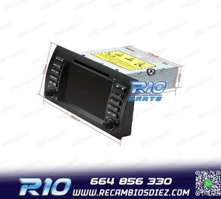 RADIO GPS ANDROID 12 QUAD CORE BMW X5 E53 99-06