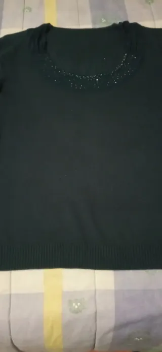 Jersey fino mujer azul