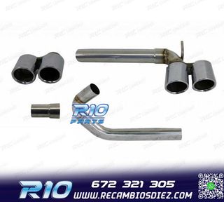 KIT ESCAPE BMW F30 F31 LOOK M3 COLAS DOBLES AMBOS LADOS