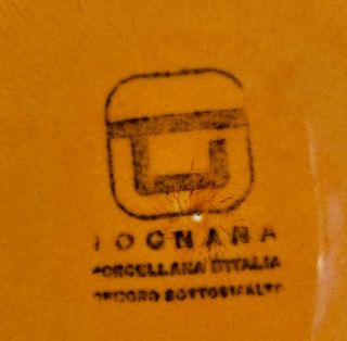 Tognana set 6 coperti porcellana vintage anni '60