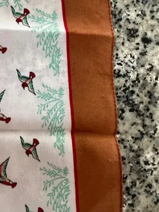 Pañuelo Ted Lapidus con estampado de pajaritos