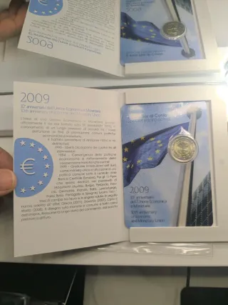 Italia 2009 2 Euro BU Coincard