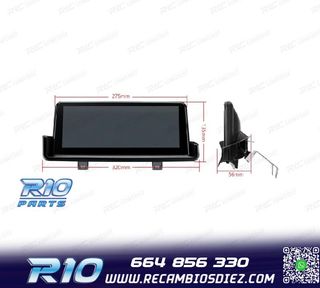 RADIO GPS ANDROID 14 BMW E90 E91 E92 E93 08-12 SIN PANTALLA