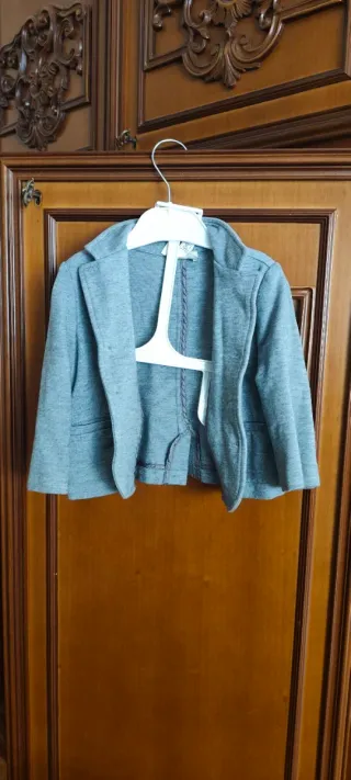 Giacchetto chicco elegante grigio 12 mesi