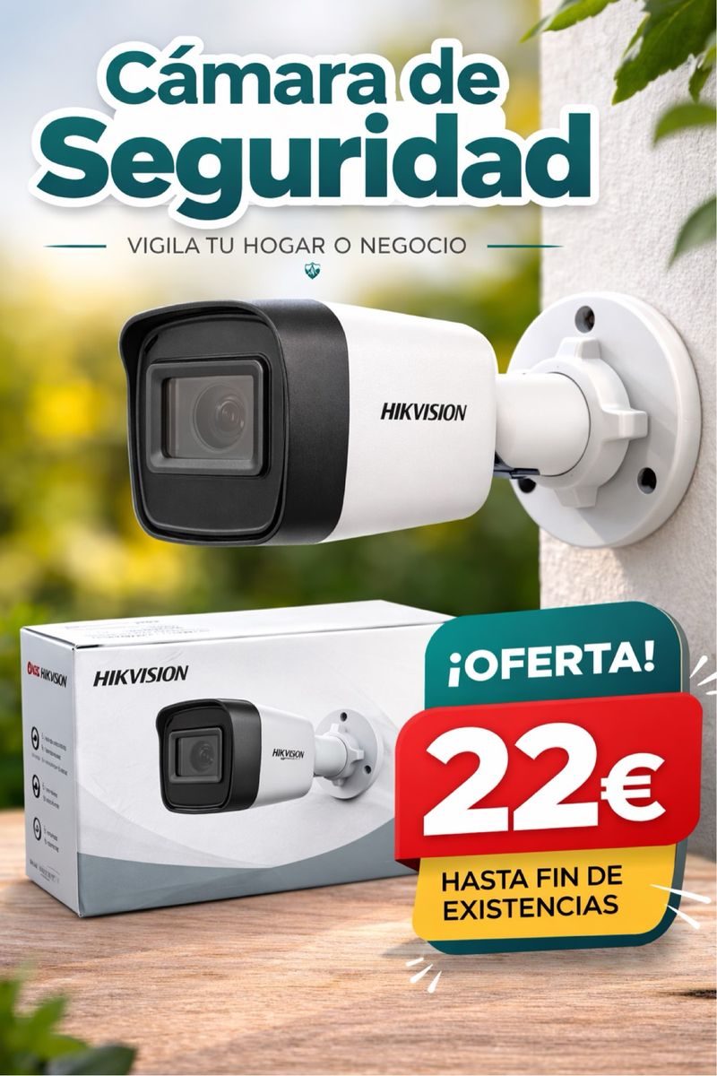 OFERTA Cámara IP Hikvision PoE HWI-B121H-C (2.8mm)