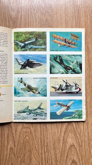 Álbum de Cromos Aviones