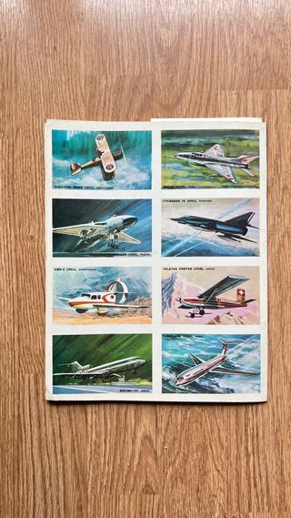 Álbum de Cromos Aviones