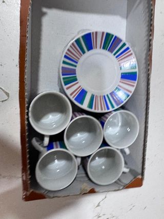 Juego 6 Tazas Espresso Multicolor