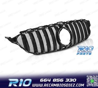 PARRILLA MERCEDES W205 18-21 LOOK SPORT NEGRO BRILLO
