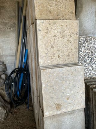 Baldosas Terrazo 40x40x3 cm - 280 uds (44 m2)